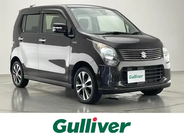 スズキ ワゴンＲ 20周年記念車 愛知県 2014(平26)年 7.5万km アーバンブラウンパールメタリック 社外ナビ　フルセグＴＶ　Ｂｌｕｅｔｏｏｔｈ　ＤＶＤ再生　プッシュスタート　シートヒーター　衝突軽減　純正フロアマット　ビルトインＥＴＣ　純正１５インチアルミホイール　オートライト　スマートキー　禁煙車