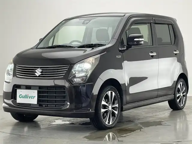 スズキ ワゴンＲ 20周年記念車 愛知県 2014(平26)年 7.5万km アーバンブラウンパールメタリック 社外ナビ　フルセグＴＶ　Ｂｌｕｅｔｏｏｔｈ　ＤＶＤ再生　プッシュスタート　シートヒーター　衝突軽減　純正フロアマット　ビルトインＥＴＣ　純正１５インチアルミホイール　オートライト　スマートキー　禁煙車