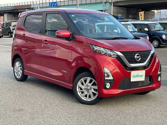 日産 デイズ HWS X プロパイロットED 石川県 2019(令1)年 3.7万km スパークリングレッドM ４ＷＤ　純正９型ナビ　フルセグＴＶ　バックカメラ　ＬＥＤヘッドライト　ＥＴＣ　インテリキー　プッシュスタート　プロパイロット　シートヒーター　保証書