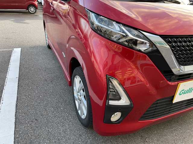 日産 デイズ HWS X プロパイロットED 石川県 2019(令1)年 3.7万km スパークリングレッドM ４ＷＤ　純正９型ナビ　フルセグＴＶ　バックカメラ　ＬＥＤヘッドライト　ＥＴＣ　インテリキー　プッシュスタート　プロパイロット　シートヒーター　保証書