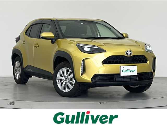 トヨタ ヤリスクロス G 宮城県 2023(令5)年 2.1万km ブラスゴールドメタリック ワンオーナー/４ＷＤ　/純正ディスプレイオーディオ(AM/FM/BT/Miracast)　/バックカメラ　/前後コーナーセンサー/トヨタセーフティセンス　/　・プリクラッシュセーフティ　/　・レーントレーシングアシスト /　・ダウンヒルアシストコントロール /　・横滑り防止装置/LEDライト /オートハイビーム /オートライト/ライトレベライザー/ビルトインETC/サイドバイザー/社外アルミホイール付き3mm冬タイヤ積込