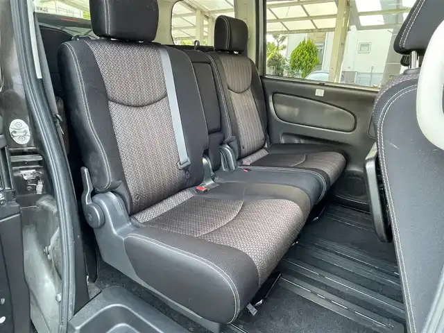 日産 セレナ HWS S HV Vセレ +Sefty 埼玉県 2015(平27)年 14.5万km 茶 ワンオーナー/純正フリップダウンモニター/両側パワースライドドア/バックカメラ/アラウンドビューモニター/ビューモニター付バックミラー/ビルトインETC/前方ドライブレコーダー/LEDヘッドライト/純正LEDフォグライト/レーンキープアシスト/衝突軽減装置/プッシュスタート/クルーズコントロール/横滑り防止装置/USBポート（運転席下）/純正ナビTV（タッチパネル不良修理要す）/保証書付整備手帳/取扱説明書
