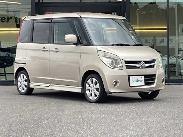 スズキ パレット T 鹿児島県 2008(平20)年 13.3万km クリアベージュメタリック ABS/AAC/エンジンスタートボタン/ダブルエアバック/オートライト/純正オーディオ／CDチェンジャー/パワーウィンドウ/両側パワースライドドア/電動格納ミラー/インパネシフト/スマートキー/盗難防止装置/ハロゲン/ドアバイザー