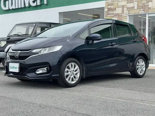 ホンダ フィット 15XL ホンダセンシング 徳島県 2018(平30)年 13.2万km ミッドナイトブルービームM バックカメラ/ETC/SDナビ　VXM-185VFi/CD、DVD/AM/FM/Bluetooth/TV/SD/USB/ドアバイザー/フォグライト/シートヒーター/ホンダセンシング/純正アルミホイール/ドライブレコーダー/クルーズコントロール/スマートキー/ワンオーナー/プッシュスタート