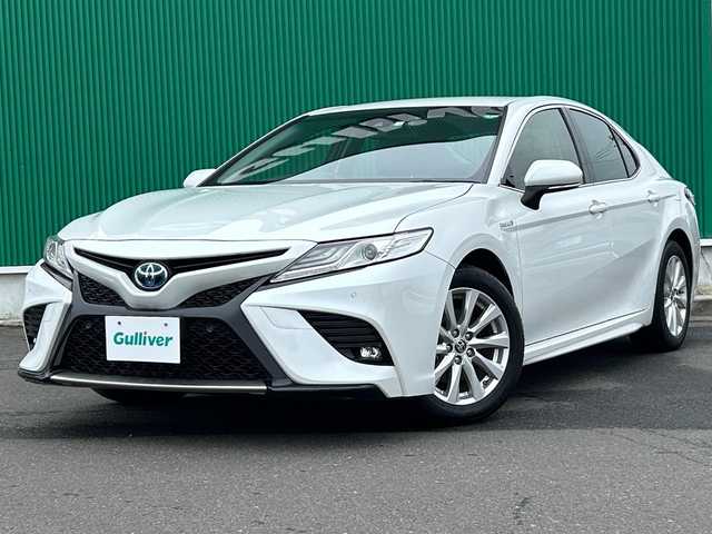 トヨタ カムリ WS 宮城県 2020(令2)年 7万km プラチナホワイトパールマイカ カラーヘッドアップディスプレイ/ブラインドスポットモニター/リアクロストラフィックオートブレーキ/＝＝＝/セーフティセンス/・プリクラッシュセーフティ/・レーンディパーチャーアラート/・オートマチックハイビーム/・レーダークルーズコントロール/インテリジェントクリアランスソナー/純正ナビ/・CD/DVD/・Bluetooth/・フルセグTV/バックカメラ/ビルトインETC2.0/ドライブレコーダー/ハーフレザーシート/運転席パワーシート/革巻きステアリング/パドルシフト/ステアリングスイッチ/電動パーキングブレーキ/ブレーキホールド/LEDヘッドランプ/フォグランプ/オートライト/スマートキー＆プッシュスタート/スペアキー1本/電動格納ミラー/純正17インチAW/フロアマット/W/サイド/カーテン/ニーエアバッグ