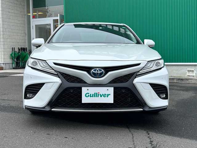 トヨタ カムリ WS 宮城県 2020(令2)年 7万km プラチナホワイトパールマイカ カラーヘッドアップディスプレイ/ブラインドスポットモニター/リアクロストラフィックオートブレーキ/＝＝＝/セーフティセンス/・プリクラッシュセーフティ/・レーンディパーチャーアラート/・オートマチックハイビーム/・レーダークルーズコントロール/インテリジェントクリアランスソナー/純正ナビ/・CD/DVD/・Bluetooth/・フルセグTV/バックカメラ/ビルトインETC2.0/ドライブレコーダー/ハーフレザーシート/運転席パワーシート/革巻きステアリング/パドルシフト/ステアリングスイッチ/電動パーキングブレーキ/ブレーキホールド/LEDヘッドランプ/フォグランプ/オートライト/スマートキー＆プッシュスタート/スペアキー1本/電動格納ミラー/純正17インチAW/フロアマット/W/サイド/カーテン/ニーエアバッグ