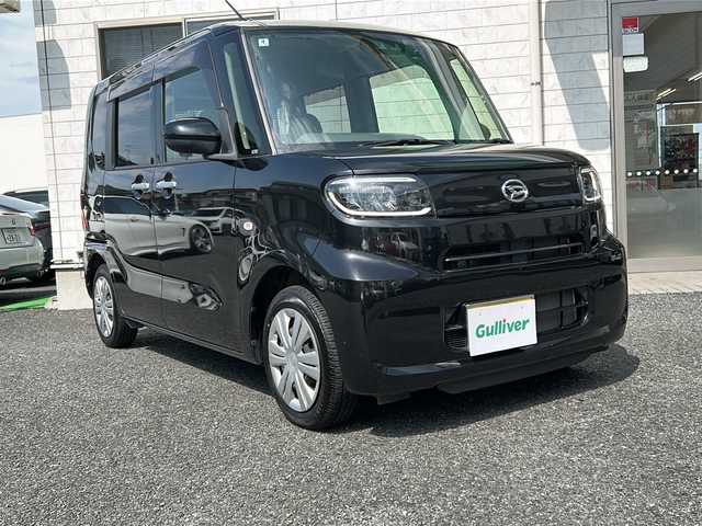 ダイハツ タント L 埼玉県 2020(令2)年 2.5万km ブラックマイカメタリック １オーナー　/社外ナビ/FM/AM/SD/DVD/TV/BT/CD　/前ドラレコ　/Ｐアシスト　/衝突軽減B　/後席サンシェード　/TRC　/純正フロアマット　/コーナーセンサー　/オートライト　/保証書　/取説