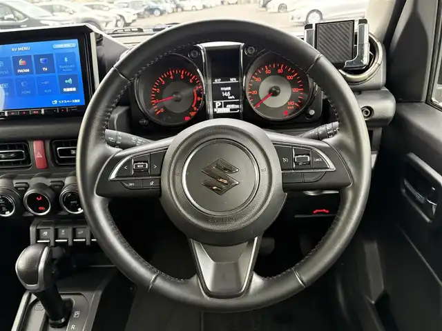 スズキ ジムニー XC 大分県 2021(令3)年 4.8万km ブルーイッシュブラックパール3 ・カロッツェリアナビ(CD/DVD/BT/SD)/・フルセグテレビ/・バックモニター/・衝突軽減ブレーキ/・レーンアシスト/・ETC/・ドライブレコーダー/・シートヒーター/・オートハイビーム/・ステアリングリモコン/・スマートキー/・プッシュスタートボタン/・純正アルミホイール