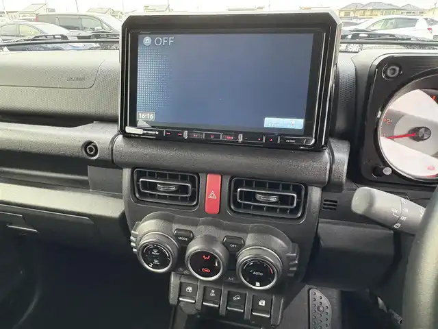 スズキ ジムニー XC 大分県 2021(令3)年 4.8万km ブルーイッシュブラックパール3 ・カロッツェリアナビ(CD/DVD/BT/SD)/・フルセグテレビ/・バックモニター/・衝突軽減ブレーキ/・レーンアシスト/・ETC/・ドライブレコーダー/・シートヒーター/・オートハイビーム/・ステアリングリモコン/・スマートキー/・プッシュスタートボタン/・純正アルミホイール