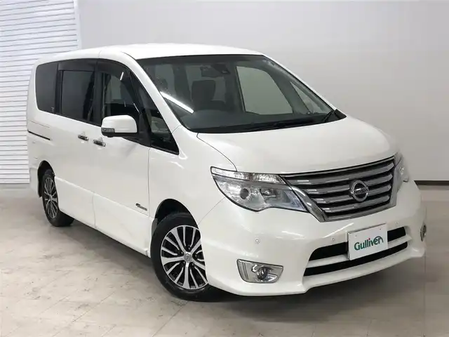 日産 セレナ ハイウェイスター S ハイブリッド アドバンスドセーフティパッケージ 衝突軽減b Lka 両側pスラナビ 全方位c Etc 14年式 平成26年式 ブリリアントホワイトパール Id 中古車検索のガリバー