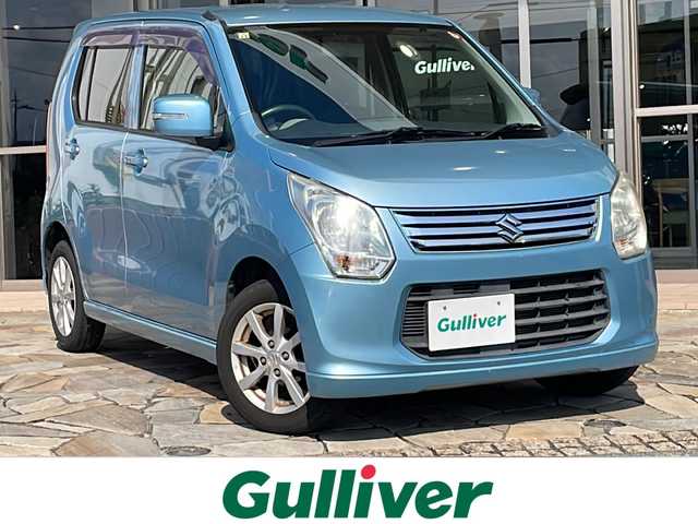 スズキ ワゴンＲ FX－LTD 静岡県 2012(平24)年 8.1万km フィズブルーパールメタリック 社外ナビ/・SDナビ/・DVD/・CD/・フルセグTV/・ラジオ/主要装備/・盗難防止装置/・アイドリングストップ/・シガーソケット/・オートエアコン/・ドアバイザー/・電動格納ミラー/・プッシュスタート/・スマートキー/・純正アルミホイール/・純正フロアマット/・エアバッグ