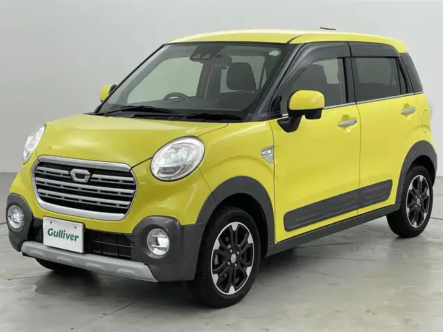 ダイハツ キャスト アクティバ G SAⅢ 福岡県 2018(平30)年 3.3万km レモンスカッシュクリスタルM 社外ディスプレイオーディオ/バックカメラ　/前後ドライブレコーダー　/コーナーセンサー　/衝突軽減ブレーキ　/横滑り防止　/アイドリングストップ　/プッシュスタート　/ステアリングリモコン　/純正１５インチＡＷ