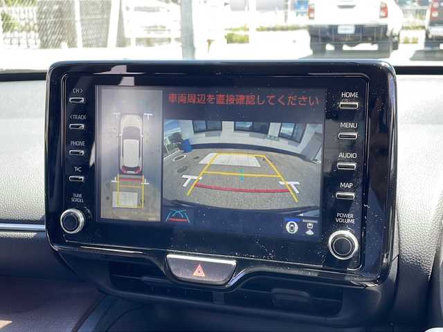 トヨタ ヤリスクロス ハイブリッド Z 山口県 2022(令4)年 4.4万km ブラックマイカ ワンオーナー/純正８インチディスプレイオーディオ/・コネクテッドナビ/・Bluetooth機能/・AM/FMラジオ/・USB入力端子/・Miracast/・交通情報/パノラミックビューーモニター/ドライブレコーダー/ETC/スマートキー/プッシュスタート/保証書/取扱説明書/Toyota Safety Sense/・プリクラッシュセーフティ/・レーントレーシングアシスト/・レーダークルーズコントロール/・オートマチックハイビーム/・ロードサインアシスト/・ドライバー異常時対応システム/・発進遅れ告知機能/ブラインドスポットモニター/車両接近通報装置/ハンドルヒーター/D/N席シートヒーター/純正１８インチアルミホイール