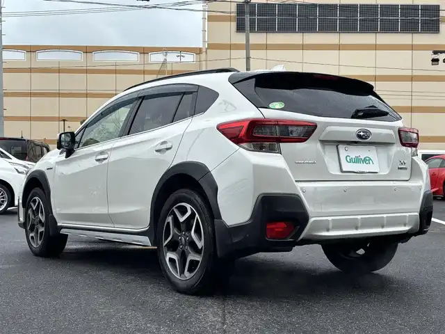 スバル ＸＶ ハイブリッド アドバンス 宮城県 2019(令1)年 9.8万km クリスタルホワイトP 登録時走行距離97831km/純正ナビ/フルセグTV/CD/DVD/Bluetooth/追従クルーズコントロール/パワーシート/スマートキー/プッシュスタート/バックカメラ/コーナーセンサー/純正フロアマット/衝突軽減ブレーキ/純正アルミホイール/オートライト/ドライブレコーダー/ブラインドスポット/ドアバイザー