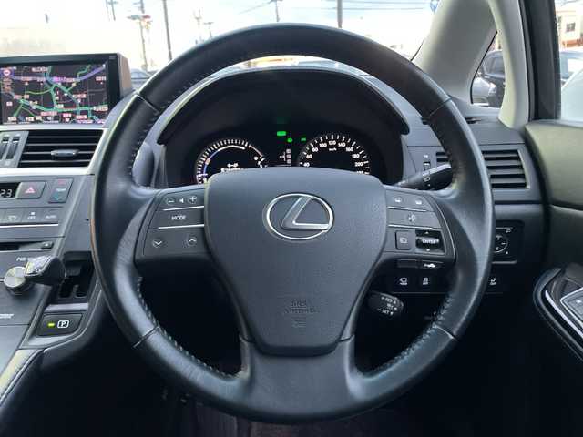 レクサス ＨＳ 250h バージョンC 福島県 2013(平25)年 11.6万km ホワイトパールクリスタルシャイン 純正ナビ/BT/MSV/CD/DVD/プッシュスタート/スマートキー/追従クルーズコントロール/ETC/ドライブレコーダー前後/レザーシート/両席シートヒーター/コーナーセンサー前後/オートライト/電格ミラー/社外AW/テレビキャンセラー