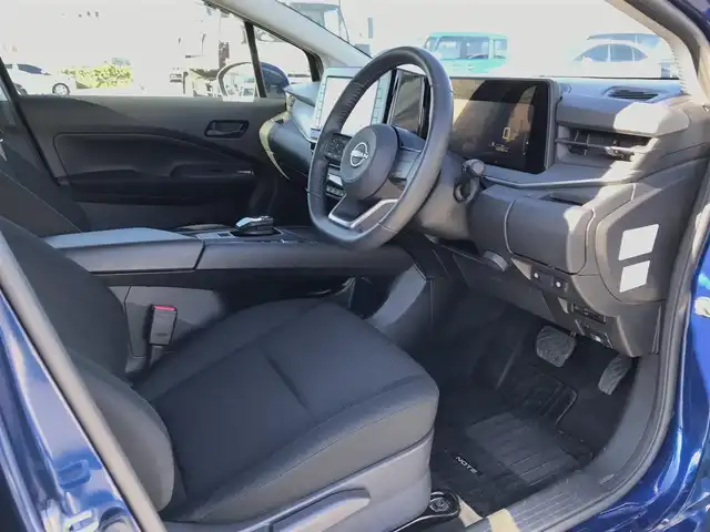 日産 ノート S FOUR 鳥取県 2021(令3)年 4.8万km オーロラフレアブルーパール ４WD/純正９インチナビ/フルセグ/DVD/CD/BT/USB/アラウンドビューモニター/ドライブレコーダー・ETC/前席シートヒーター/ステアリングヒーター/エマージェンシーブレーキ/レーンキープアシスト/インテリジェントルームミラー/LEDヘットライト/LEDフォグライト/プッシュエンジンスタート/フロアマット/ドアバイザー/保証書・取扱説明書/スペアキー