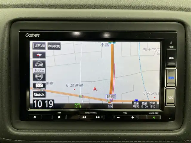 ホンダ ヴェゼル ハイブリッド Z ホンダセンシング 富山県 2019(令1)年 6.5万km クリスタルブラックパール 純正ナビ（AM/FM/CD/DVD/USB/BT）/フルセグTV/バックカメラ/寒冷地仕様/ホンダセンシング/衝突軽減ブレーキ〈CMBS〉/アダプティブ・クルーズ・コントロール/車線維持支援システム/標識認識機能/社外16インチAW/純正17インチAW付きサマータイヤ積込（2mm）/LEDヘッドライト/LEDフォグランプ/オートライト/ハーフレザーシート/前席シートヒーター/ドライブレコーダー前後/ビルトインETC/パドルシフト/プッシュスタート/アイドリングストップ/純正フロアマット/保証書