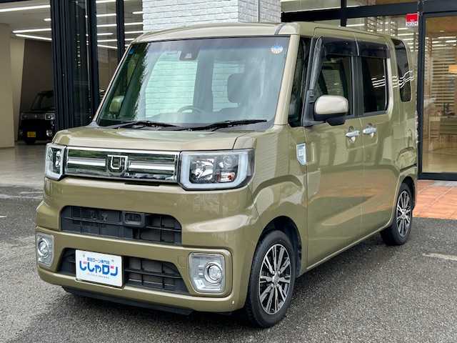 ダイハツ ウェイク G ターボ SA Ⅱ 高知県 2017(平29)年 8.2万km オフビートカーキM (株)IDOMが運営する【じしゃロン高知店】の自社ローン専用車両になります。こちらは現金またはオートローンご利用時の価格です。自社ローンご希望の方は別途その旨お申付け下さい