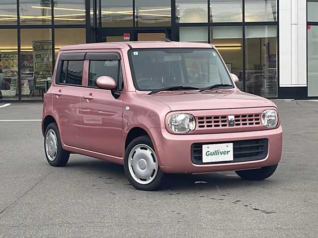 スズキ ラパン G 青森県 2011(平23)年 5.5万km チェリーピンクパールメタリック ・4WD/・純正フロアマット/・ABS/・プッシュスタート/・スマートキー/・シートヒーター/・ライトレベライザ/・純正フロアマット/・ドアバイザー