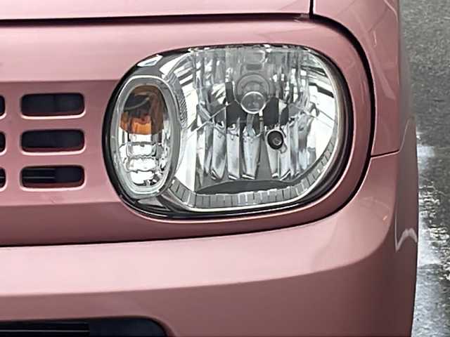 スズキ ラパン G 青森県 2011(平23)年 5.5万km チェリーピンクパールメタリック ・4WD/・純正フロアマット/・ABS/・プッシュスタート/・スマートキー/・シートヒーター/・ライトレベライザ/・純正フロアマット/・ドアバイザー