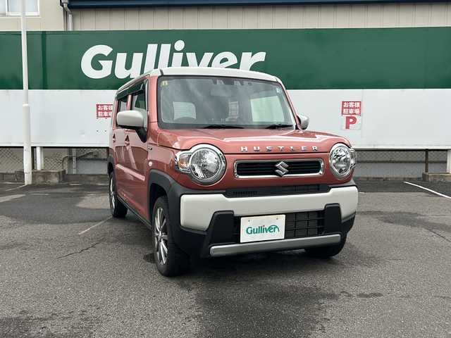 スズキ ハスラー HYBRID G 福島県 2023(令5)年 4.1万km ピンクⅡ ４ＷＤ/社外メモリナビ＆フルセグＴＶ/（ＤＶＤ＆ＢＴ＆ＣＤ）/衝突軽減ブレーキ/レーンキープアシスト/社外１５inアルミホイール/オートライト/ＬＥＤライト/ウィンカーミラー/電動格納ミラー/スマートキー/プッシュスタート/Ｗ＋サイドエアバッグ/横滑り防止装置/ＡＢＳ/純正フロアマット