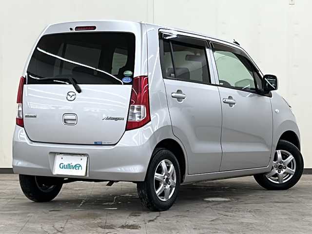 マツダ ＡＺ ワゴン XG 道央・札幌 2012(平24)年 2万km シルキーシルバーメタリック /純正オーディオ//CD//冬タイヤ積載(145/80/R13)//パワーステアリング//パワーウィンドウ//ダブルエアバック//純正フロアマット//電動格納ミラー//ドアバイザー//サングラスホルダー//リモコンキー//ABS