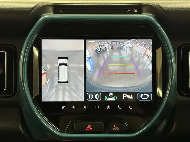スズキ ハスラー HYBRID X 三重県 2020(令2)年 7.3万km デニムブルー ガンメタリック 2トーン マイルドハイブリッド/FF/インパネCVT/【OP】純正 9インチメモリーナビ/（CD/DVD/TV/FM/AM/Bluetooth/USB/iPod/SmartPhoneLink/AppleCarPlay/AndroidAuto）/【OP】全方位モニター/スズキセーフティサポート/・デュアルカメラブレーキサポート/・車線逸脱警報機能／ふらつき警報機能/・リヤパーキングセンサー/・標識認識機能（車両進入禁止、はみ出し通行禁止、最高速度、一時停止）/・先行車発進お知らせ機能/など/装備/・シートヒーター（D/N）/・オートエアコン/・オートライト/・LED ヘッドランプ＋フロントフォグランプ/・ハイビームアシスト/・ステアリングスイッチ/・プッシュスタート/・電動格納ドアミラー（ウインカーランプ付）/・純正15inAW/・保/・スマートキーx2/など
