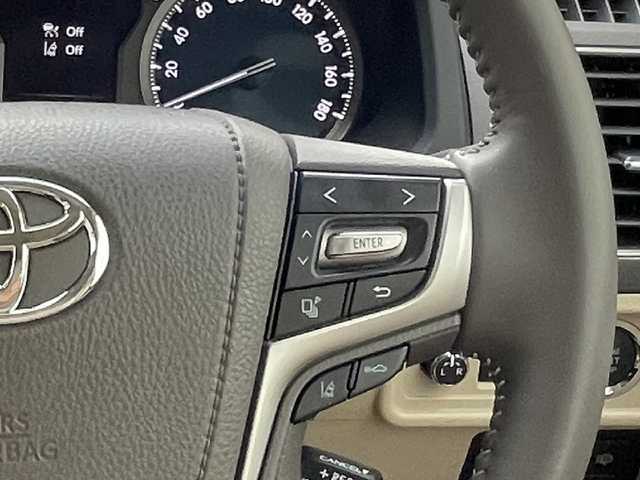 トヨタ ランドクルーザー プラド TX Lパッケージ 滋賀県 2023(令5)年 2.2万km ホワイトパールクリスタルシャイン 4WD/サンルーフ/モデリスタエアロ/オールシーズンタイヤ/ルーフレール/社外9インチナビ【AVIC-CQ912】/（AM/FM/フルセグ/CD/DVD/Bluetooth/HDMI/USB/AUX）/バックカメラ/ビルトインETC/トヨタセーフティセンス/・踏み間違い防止アシスト	/・ブレーキアシスト/・衝突軽減装置/・ヒルスタート（坂道発進）アシスト/・前方衝突防止支援システム/・ABS（アンチロックブレーキシステム）	/・TCS（トラクションコントロールシステム）/・VDC（ビークルダイナミクスコントロール）/・ASCD（オートスピードコントロール装置）/・標識検知機能/・コーナーセンサー/運転席・助手席シートヒーター/運転席・助手席シートベンチレーション/ベージュ革シート/パワーシート/メモリーシート/電動格納ミラー/ステアリングスイッチ/オートライト/オートハイビーム/LEDヘッドライト/フロントフォグ/フルオートエアコン/プッシュスタート/スマートキー/純正フロアマット積込/純正シフトノブ積込