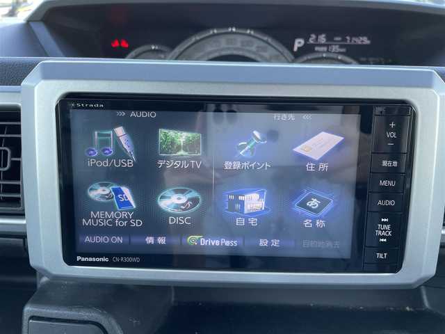 ダイハツ ウェイク X 栃木県 2015(平27)年 7.2万km ブルーメタリック ワンオーナー/社外メモリナビ/フルセグTV/DVD再生/パワースライドドア/スマートキー/スペアキー/プッシュスタート/LEDオートライト/LEDフォグランプ/純正フロアマット/純正14インチAW/社外AW+スタッドレスタイヤ4本積込/ロールサンシェード/アイドリングストップ/横滑り防止装置/サイドエアバッグ