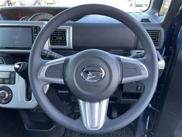 ダイハツ ウェイク X 栃木県 2015(平27)年 7.2万km ブルーメタリック ワンオーナー/社外メモリナビ/フルセグTV/DVD再生/パワースライドドア/スマートキー/スペアキー/プッシュスタート/LEDオートライト/LEDフォグランプ/純正フロアマット/純正14インチAW/社外AW+スタッドレスタイヤ4本積込/ロールサンシェード/アイドリングストップ/横滑り防止装置/サイドエアバッグ