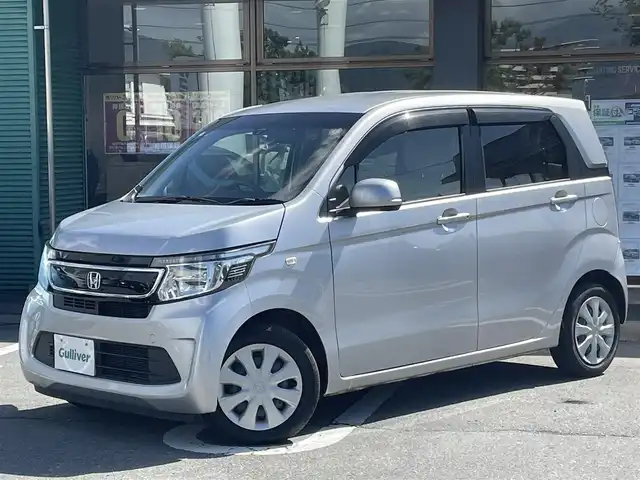ホンダ Ｎ ＷＧＮ G Aパッケージ 長野県 2014(平26)年 3.7万km カトラリーシルバーM 純正ディスプレイオーディオ（FM/AM、CD、BT、USB、IPOD)/バックカメラ/純正フロアマット/冬タイヤ積み込み（ホイール付き）/アイドリングストップ/ワンオーナー/スペアキー/保証書、取扱説明書/ドアバイザー/カーテンエアバック/ダブルサイドエアバック/オートライト/横滑り防止装置