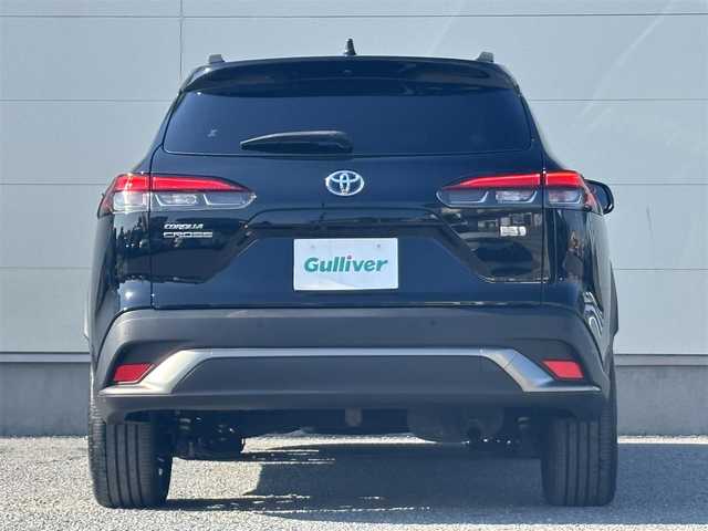 トヨタ カローラ クロス ハイブリッド Z 茨城県 2022(令4)年 3.7万km アティチュードブラックマイカ 純正ディスプレイオーディオ/　(AM/FM/USB/Bluetooth/Miracast)/全方位カメラ/追従型クルーズコントロール/ETC/LEDヘッドライト/ハーフレザーシート/シートヒーター/パワーシート/電動リアゲート/純正アルミホイール/レーンキープアシスト/オートライト/パワーステアリング