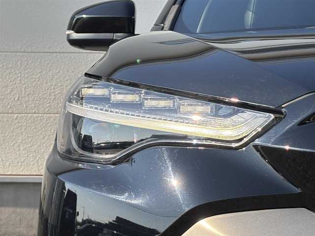 トヨタ カローラ クロス ハイブリッド Z 茨城県 2022(令4)年 3.7万km アティチュードブラックマイカ 純正ディスプレイオーディオ/　(AM/FM/USB/Bluetooth/Miracast)/全方位カメラ/追従型クルーズコントロール/ETC/LEDヘッドライト/ハーフレザーシート/シートヒーター/パワーシート/電動リアゲート/純正アルミホイール/レーンキープアシスト/オートライト/パワーステアリング