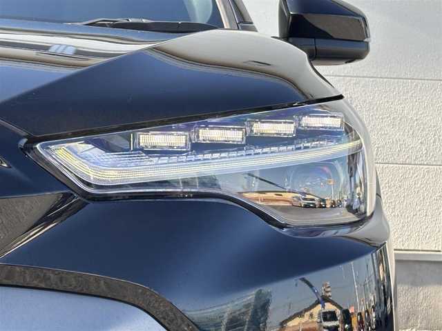 トヨタ カローラ クロス ハイブリッド Z 茨城県 2022(令4)年 3.7万km アティチュードブラックマイカ 純正ディスプレイオーディオ/　(AM/FM/USB/Bluetooth/Miracast)/全方位カメラ/追従型クルーズコントロール/ETC/LEDヘッドライト/ハーフレザーシート/シートヒーター/パワーシート/電動リアゲート/純正アルミホイール/レーンキープアシスト/オートライト/パワーステアリング