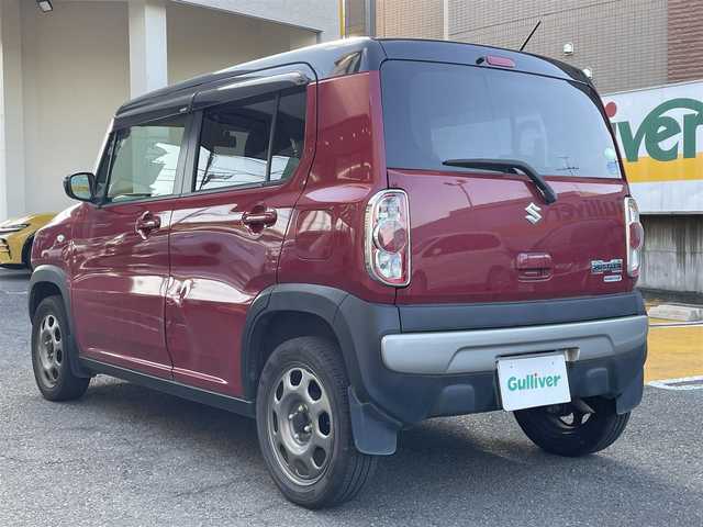 スズキ ハスラー G 静岡県 2014(平26)年 9.8万km フェニックスレッドパール/ブルーイッシュブラックパール ワンオーナー/レーダーブレーキサポート/純正CDデッキ/運転席シートヒーター /ETC/HIDヘッドライト/スマートキー/保証書/取扱説明書/H29/R1/3/5点検記録簿有