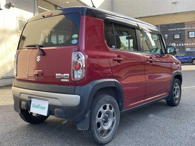 スズキ ハスラー G 静岡県 2014(平26)年 9.8万km フェニックスレッドパール/ブルーイッシュブラックパール ワンオーナー/レーダーブレーキサポート/純正CDデッキ/運転席シートヒーター /ETC/HIDヘッドライト/スマートキー/保証書/取扱説明書/H29/R1/3/5点検記録簿有