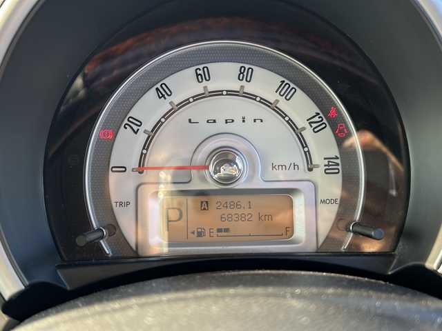 スズキ ラパン G 岡山県 2012(平24)年 6.9万km マルーンブラウンパール プッシュスタート/パワーウインドウ/スマートキー　/ＥＴＣ　/ドライブレコーダー　/ＡＣ　/ＣＤチェンジャー　/純正アルミホイール　/ハロゲンライト　/パワーステアリング　/衝突軽減システム　/ABS　/エアバックW