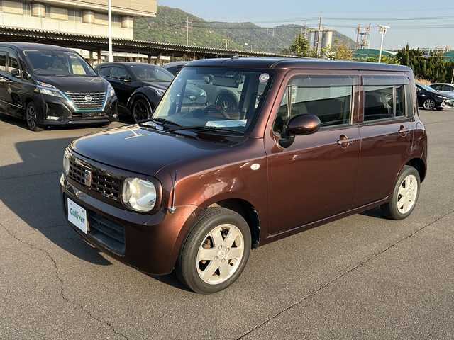 スズキ ラパン G 岡山県 2012(平24)年 6.9万km マルーンブラウンパール プッシュスタート/パワーウインドウ/スマートキー　/ＥＴＣ　/ドライブレコーダー　/ＡＣ　/ＣＤチェンジャー　/純正アルミホイール　/ハロゲンライト　/パワーステアリング　/衝突軽減システム　/ABS　/エアバックW
