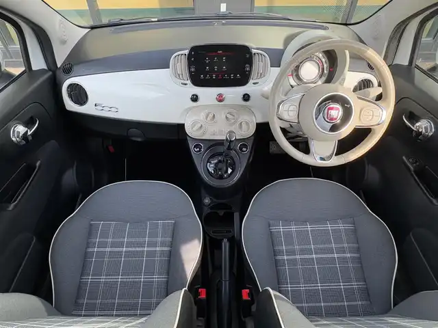 フィアット ５００ 1．2 ポップ 石川県 2019(令1)年 6.1万km 白 120周年記念車/ディスプレイオーディオ/AppleCarPlay/ETC/ドライブレコーダー