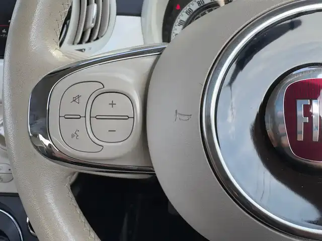 フィアット ５００ 1．2 ポップ 石川県 2019(令1)年 6.1万km 白 120周年記念車/ディスプレイオーディオ/AppleCarPlay/ETC/ドライブレコーダー