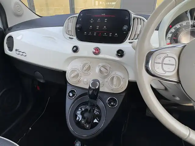 フィアット ５００ 1．2 ポップ 石川県 2019(令1)年 6.1万km 白 120周年記念車/ディスプレイオーディオ/AppleCarPlay/ETC/ドライブレコーダー