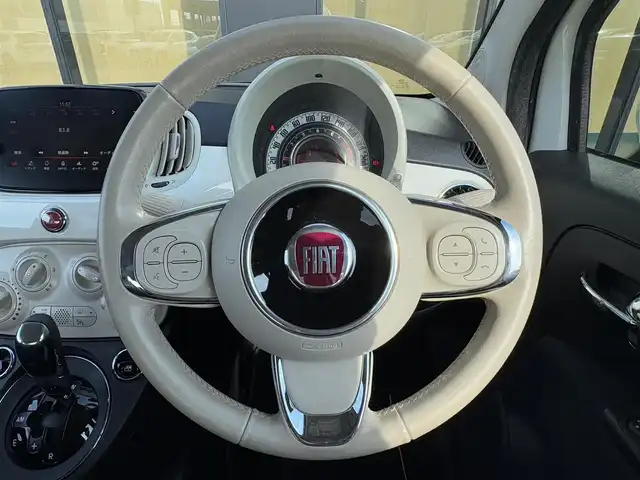 フィアット ５００ 1．2 ポップ 石川県 2019(令1)年 6.1万km 白 120周年記念車/ディスプレイオーディオ/AppleCarPlay/ETC/ドライブレコーダー