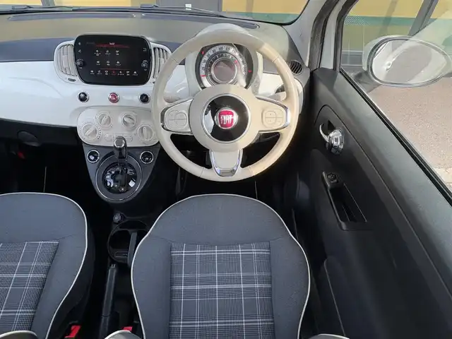 フィアット ５００ 1．2 ポップ 石川県 2019(令1)年 6.1万km 白 120周年記念車/ディスプレイオーディオ/AppleCarPlay/ETC/ドライブレコーダー