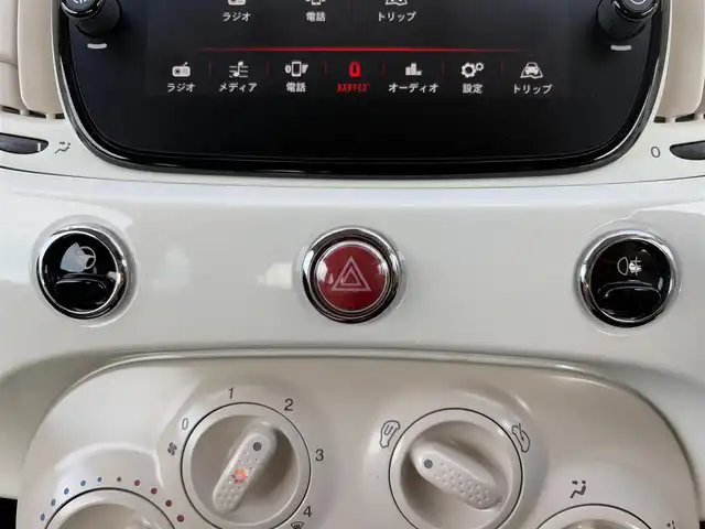 フィアット ５００ 1．2 ポップ 石川県 2019(令1)年 6.1万km 白 120周年記念車/ディスプレイオーディオ/AppleCarPlay/ETC/ドライブレコーダー