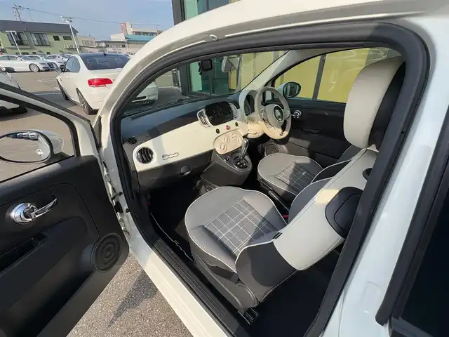フィアット ５００ 1．2 ポップ 石川県 2019(令1)年 6.1万km 白 120周年記念車/ディスプレイオーディオ/AppleCarPlay/ETC/ドライブレコーダー