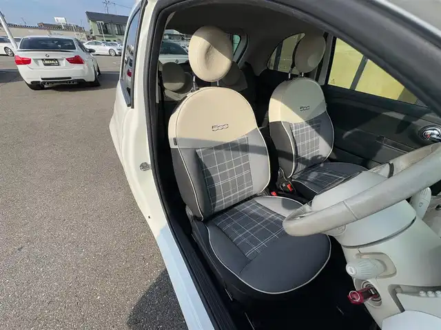 フィアット ５００ 1．2 ポップ 石川県 2019(令1)年 6.1万km 白 120周年記念車/ディスプレイオーディオ/AppleCarPlay/ETC/ドライブレコーダー