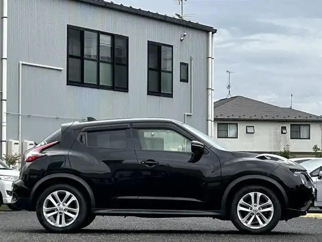 日産 ジューク 15RX Vセレクション 宮城県 2020(令2)年 6.7万km スーパーブラック ワンオーナー/純正ナビ/(AM、FM、フルセグTV、BT、CD、DVD)/純正前後ドラレコ/ＥＴＣ２．０/純正アルミサマータイヤ/(215/55R17)/社外アルミスタッドレスタイヤ/(205/60R16)/プッシュスタートボタン/スペアキー×１/アラウンドビューモニター/バックカメラ/よこすべり防止/アイドリングストップ切り替え/プリクラッシュセーフティー/車線逸脱システム/オートライト