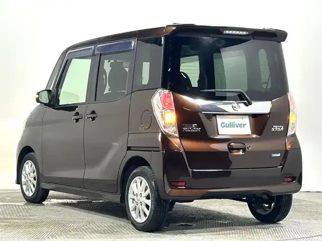 日産 デイズ ルークス ハイウェイスターX 大阪府 2014(平26)年 4.7万km モカブラウンP carrozzeriaナビTV 360カメラ 後席モニター パワースライドドア スマートキー プッシュスタート アイドリングストップ オートエアコン ETC