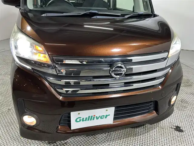 日産 デイズ ルークス ハイウェイスターX 大阪府 2014(平26)年 4.7万km モカブラウンP carrozzeriaナビTV 360カメラ 後席モニター パワースライドドア スマートキー プッシュスタート アイドリングストップ オートエアコン ETC