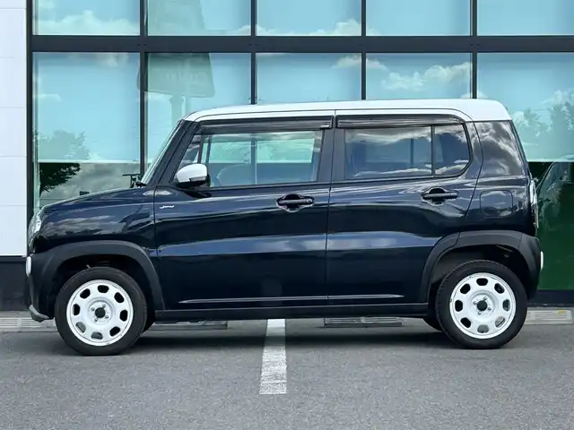 スズキ ハスラー Jスタイル 和歌山県 2015(平27)年 7万km ブルーイッシュブラックパール 社外ナビ(KENWOOD)/フルセグTV/DVD再生/Bluetooth/バックカメラ/ETC/ドラレコ/衝突軽減ブレーキ/横滑り防止機能/オートライト/フォグランプ/シートヒーター/アイドリングストップ/ハンドルスイッチ/プッシュスタート/スマートキー/革巻きハンドル